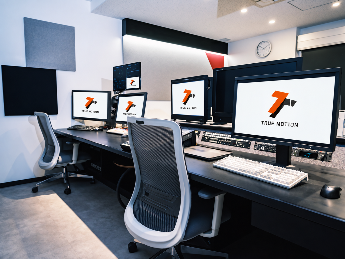 TrueMotion 品牌剪辑室场景效果图